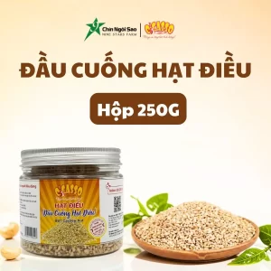 Đầu Cuống Hạt Điều (Mầm điều, còi điều)/ BB1 Baby Cashew Nut - Hộp 250G/ 500G